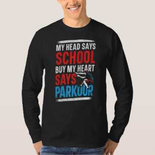 Camiseta Parkour Free Running Escola Traceur Vintage My Hea