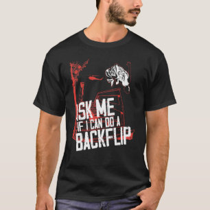 Camiseta Parkour Free Running Traceur Backflip Vintage Perg