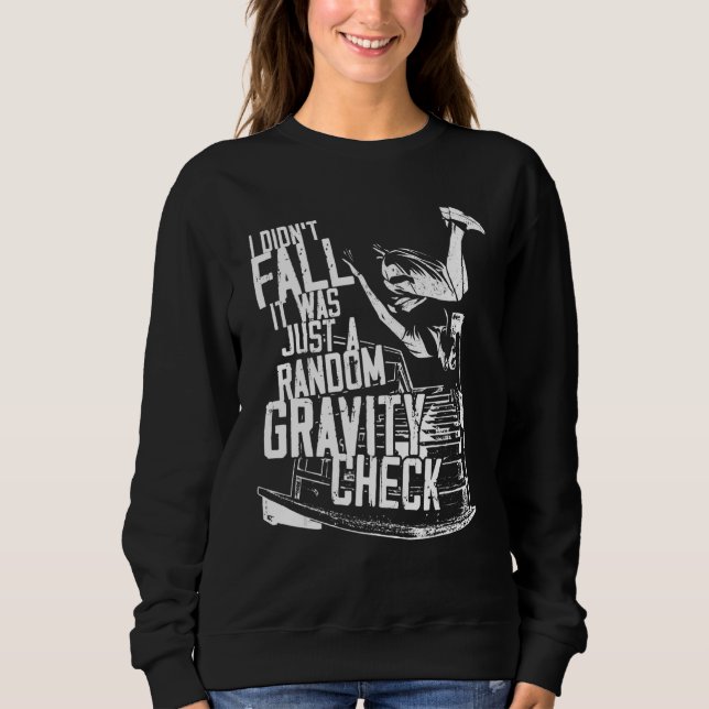 Camiseta Parkour Free Running Traceur I Didn't Fall It Was  (Frente)