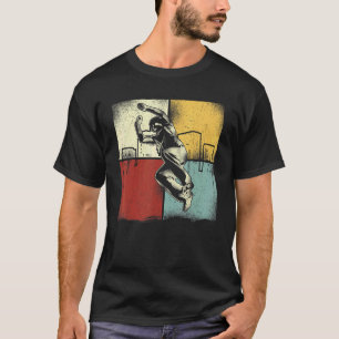 Camiseta Parkour Free Running Traceur Retro Vintage