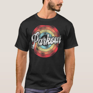 Camiseta Parkour Free Running Traceur Retro Vintage Parkour