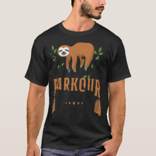 Camiseta Parkour Free Running Traceur Sloth Parkour Team Nó