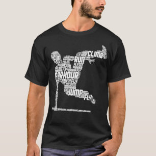 Camiseta Parkour Freerunner Freerunning Traceur Kids Men