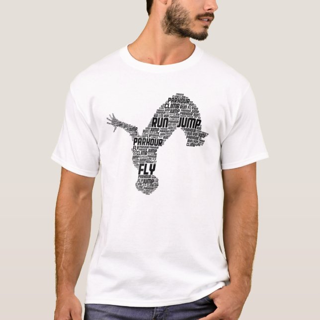 Camiseta Parkour Freerunner Traceur Freerunning Men Ki (Frente)