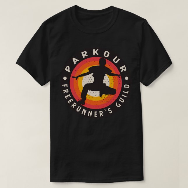 Camiseta Parkour Freerunners Guild Freerunning (Frente do Design)