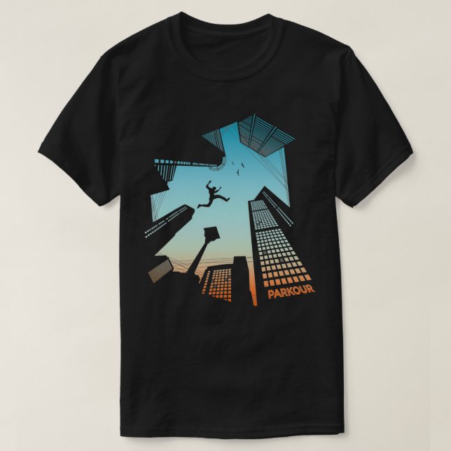 Camiseta Parkour Freerunning presente para homens mulheres  (Frente do Design)