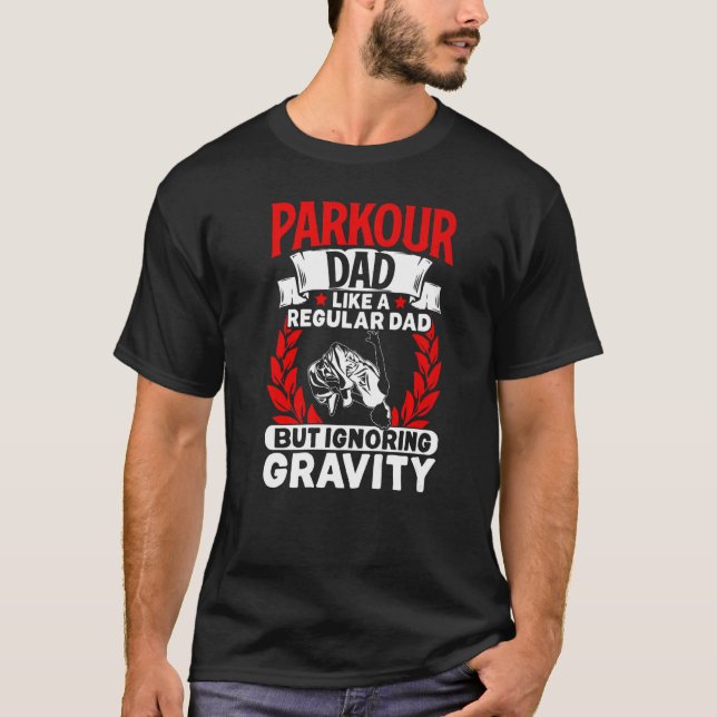 Camiseta Parkour Freerunning Traceur Athlete Backflip Parko (Frente)