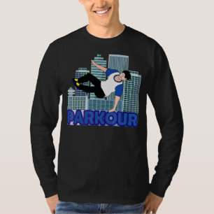 Camiseta Parkour Freerunning Vintage Retro Freestyle Acroba