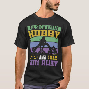 Camiseta Parkour mostra o meu hobby e fugir freerunning