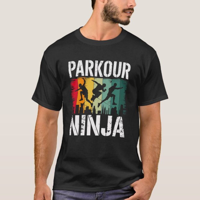 Camiseta Parkour Ninja (Frente)