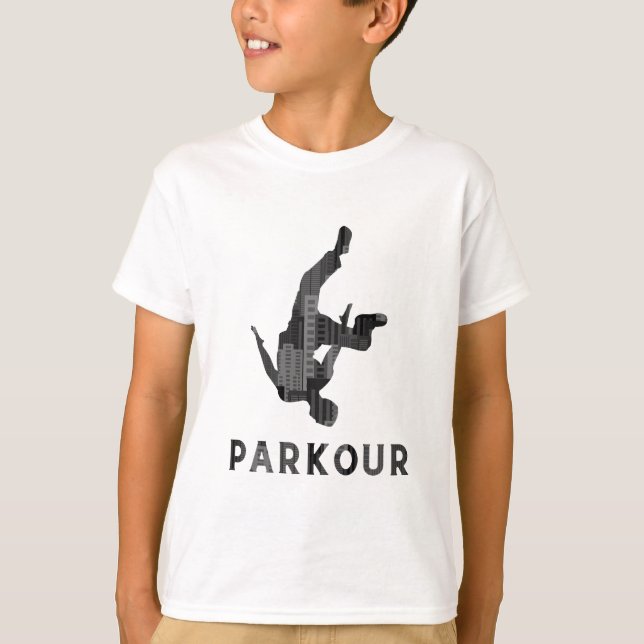Camiseta Parkour on rooftops (Frente)
