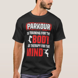 Camiseta Parkour Para Corredor de Parkour Traceur Corredor