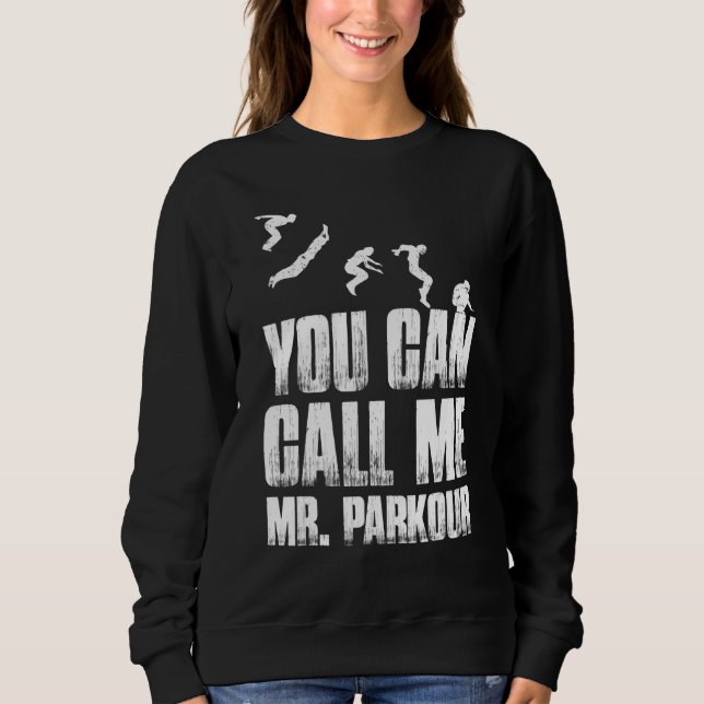 Camiseta Parkour Para Parkour Runner Traceur Freestyle Runn (Frente)