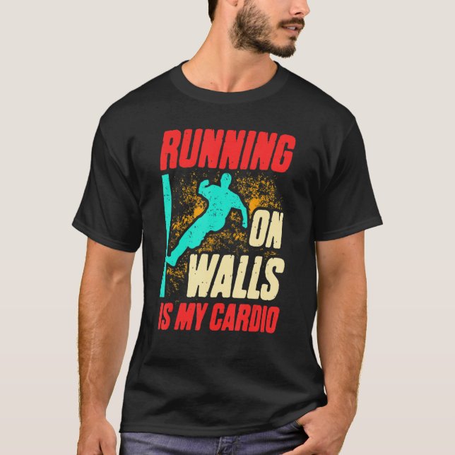 Camiseta Parkour Para Parkour Runner Traceur Freestyle Runn (Frente)
