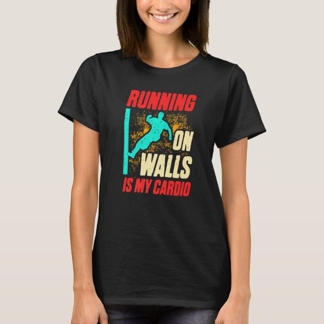 Camiseta Parkour Para Parkour Runner Traceur Freestyle Runn (Frente)