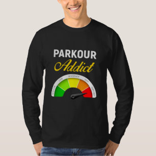 Camiseta Parkour Traceur Free Runtime Extreme Sport