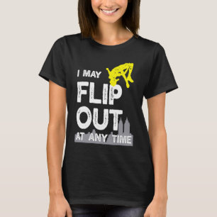 Camiseta Parkour Warning Eu posso sacudir Free Running