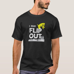 Camiseta Parkour Warning I May Sacudir Out Free Running