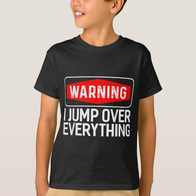 Camiseta Parkour Warning I Salve Over All Free Runnin (Frente)