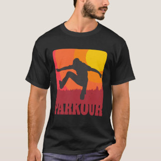 Camiseta Parkours Urban Freerunning Retro Freerunner Street