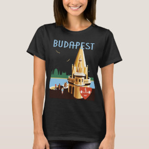 Camiseta Parlamento da Hungria Budapeste Azul Viagem