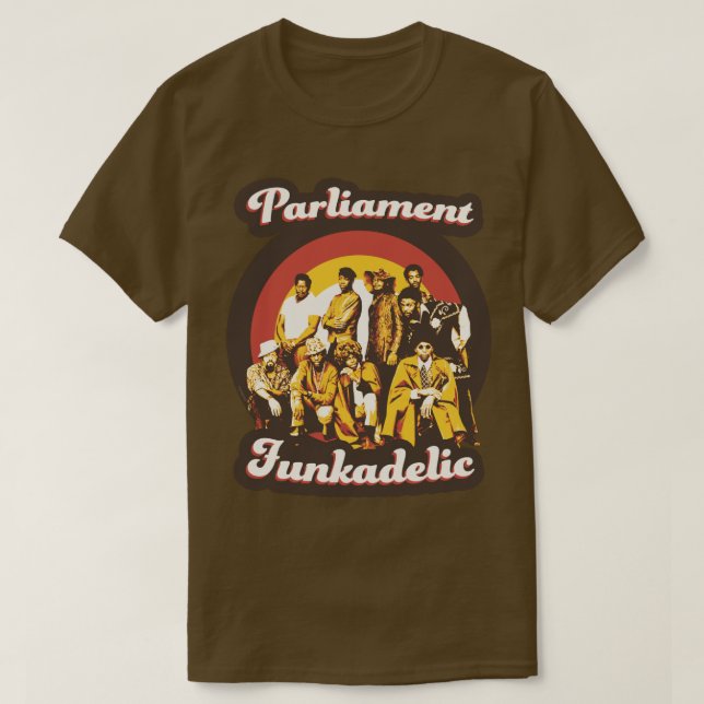 Camiseta Parlamento Funkadelic 70s Funky Soul (Frente do Design)