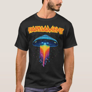 Camiseta Parlamento Funkadelic Retro Mothership Rock Funk