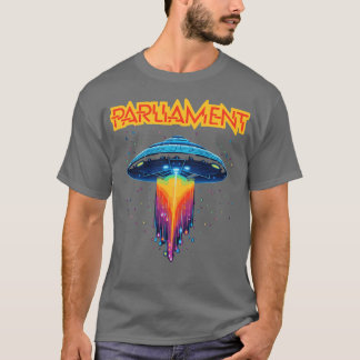 Camiseta Parlamento Funkadelic Retro Mothership Rock Funk