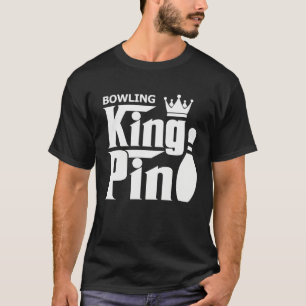 Camiseta Paródia da Liga de Jogadores de Boliche Rei do Pin