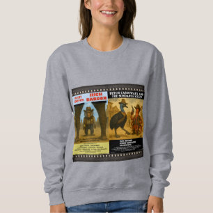 Camiseta Paródia de Cartaz de Filme de Animal Ocidental