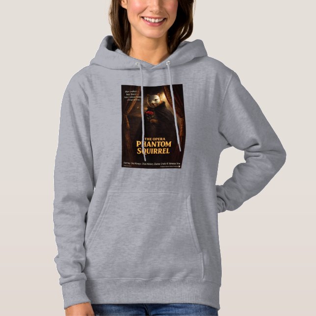 Camiseta Paródia de Esquilo Fantasma da Ópera (Frente)