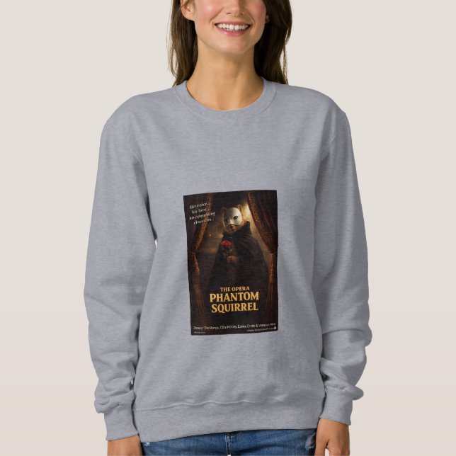 Camiseta Paródia de Esquilo Fantasma da Ópera (Frente)