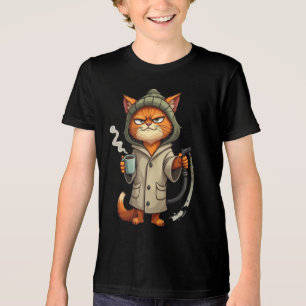 Camiseta Paródia de Gato com a Caixa Cheia Presente de Hu