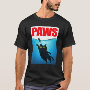 Camiseta Paródia de Gato Preto e Gato Mais Bonito do Mouse