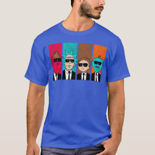 Camiseta Paródia de Rick e Morty Reservoir Dogs
