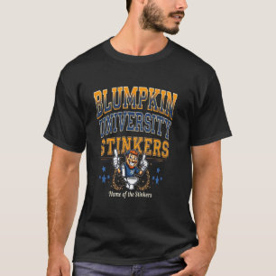 Camiseta Paródia Engraçada da Universidade Blumpkin Stinker