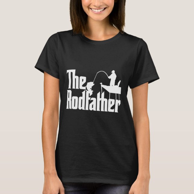 Camiseta Paródia Engraçado de Pesca (o Pai do Rod) (Frente)