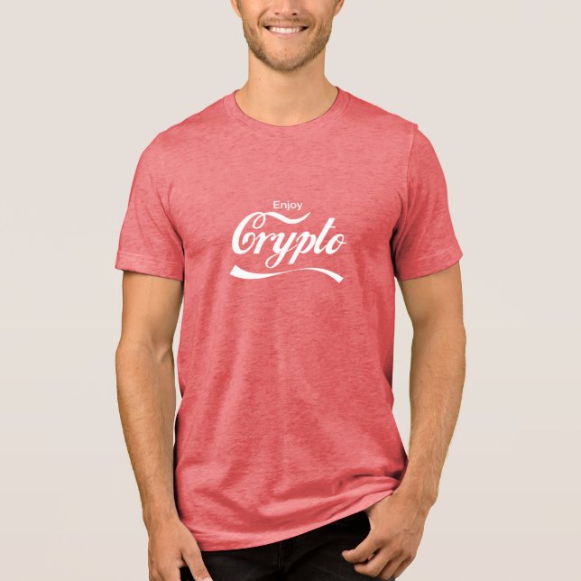 Camiseta Paródia Enjoy Crypto (Frente)