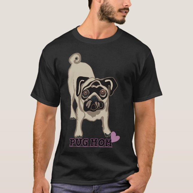 Camiseta Paródia Mãe de Pugs (Frente)
