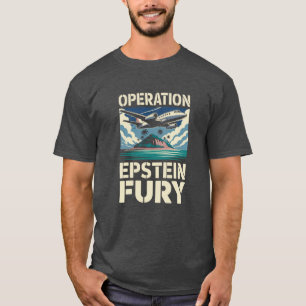 Camiseta Paródia Operação Epstein Fury