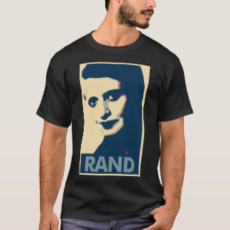 Camiseta Paródia política do poster de Ayn Rand