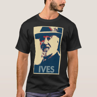 Camiseta Paródia política do poster de Charles Ives