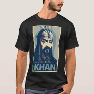 Camiseta Paródia política do poster de Genghis Khan