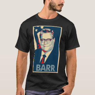 Camiseta Paródia política do poster de William Barr