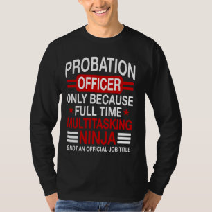 Camiseta Parol de Correção de Cargo do Agente de Probação