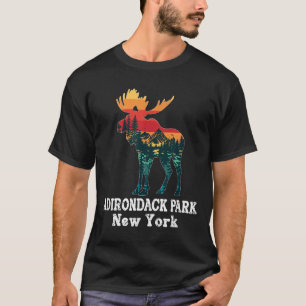 Camiseta Parque Adirondack Rena Silhueta Caminhando Nova Yo