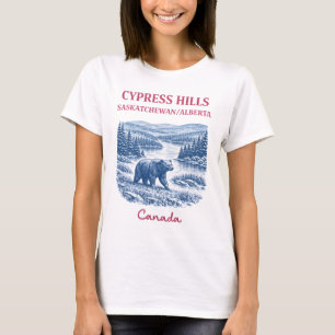Camiseta Parque Cypress Hills Canadá Cute Pastel