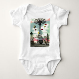 Camiseta Parque de diversões Brooklyn de Coney Island Luna