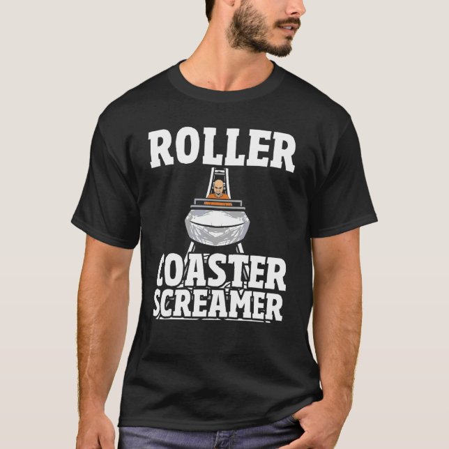 Camiseta Parque de diversões de Carnaval   Procura de Emoçõ (Frente)