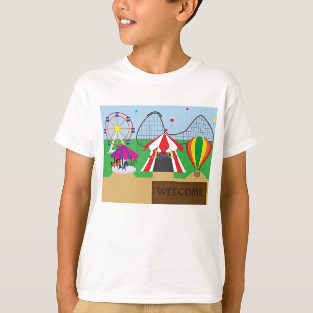 Camiseta Parque de Diversões ou Parque Temático (Frente)